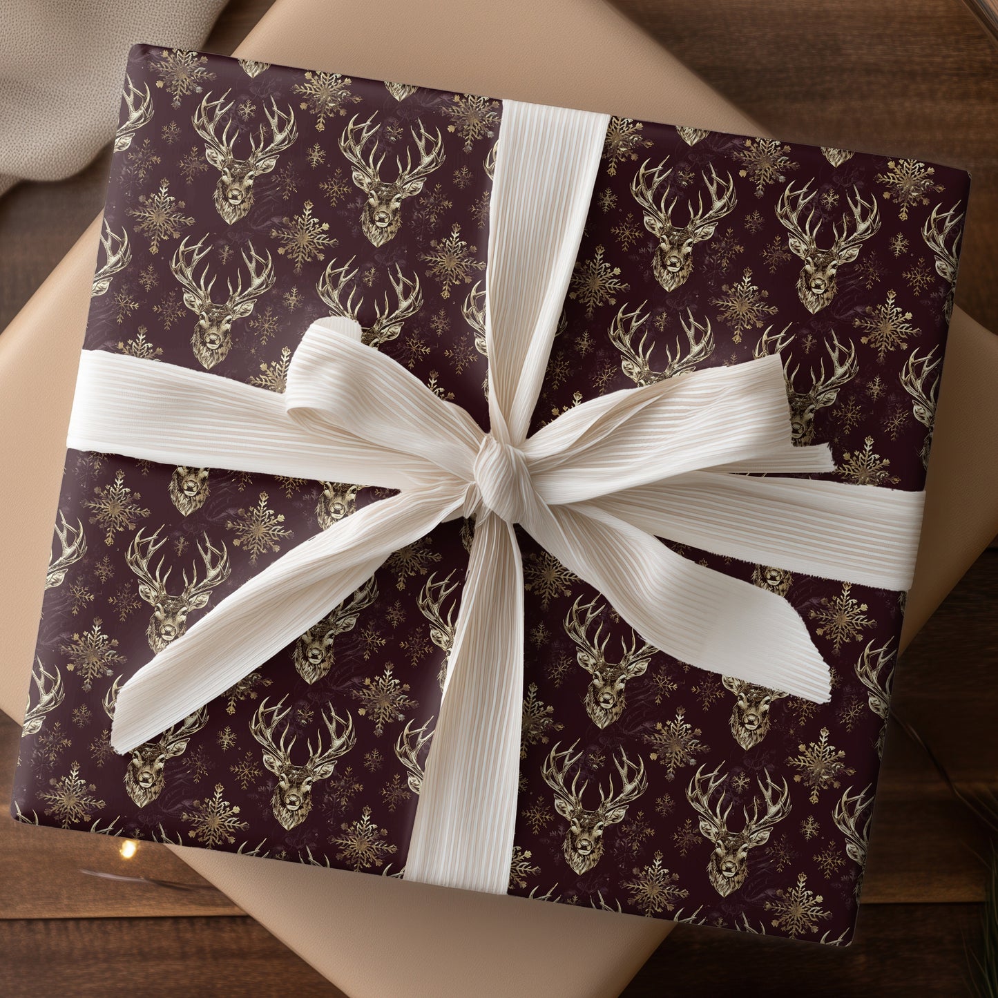 Winter's Golden Antler Symphony