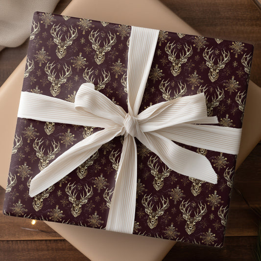 Winter's Golden Antler Symphony