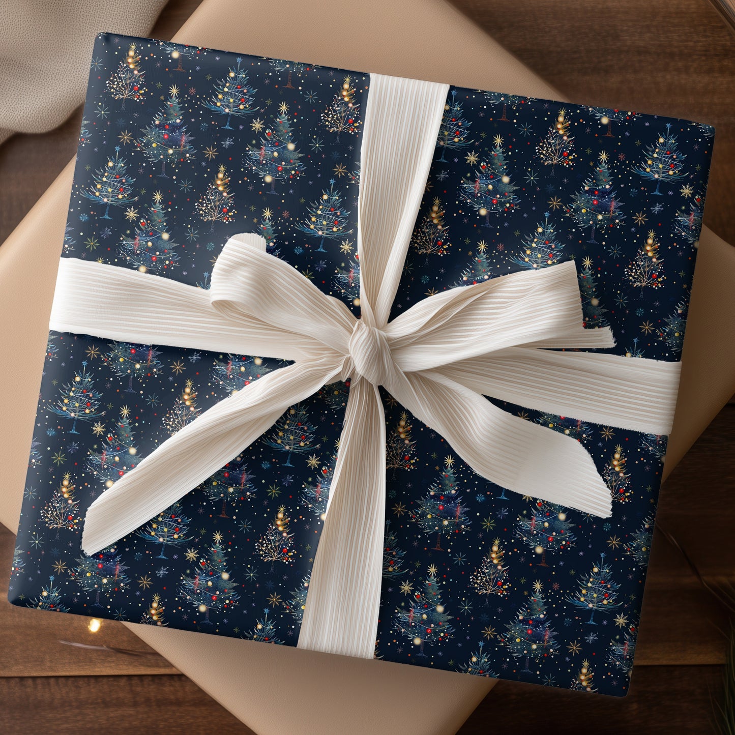 Midnight Stars Trim Winter's Trees