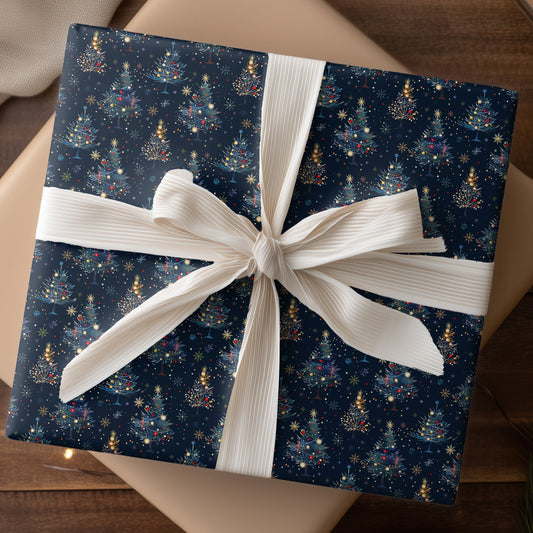 Midnight Stars Trim Winter's Trees