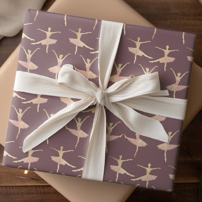 Dancing Between Soft Purple Shadows