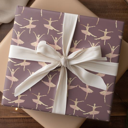 Dancing Between Soft Purple Shadows