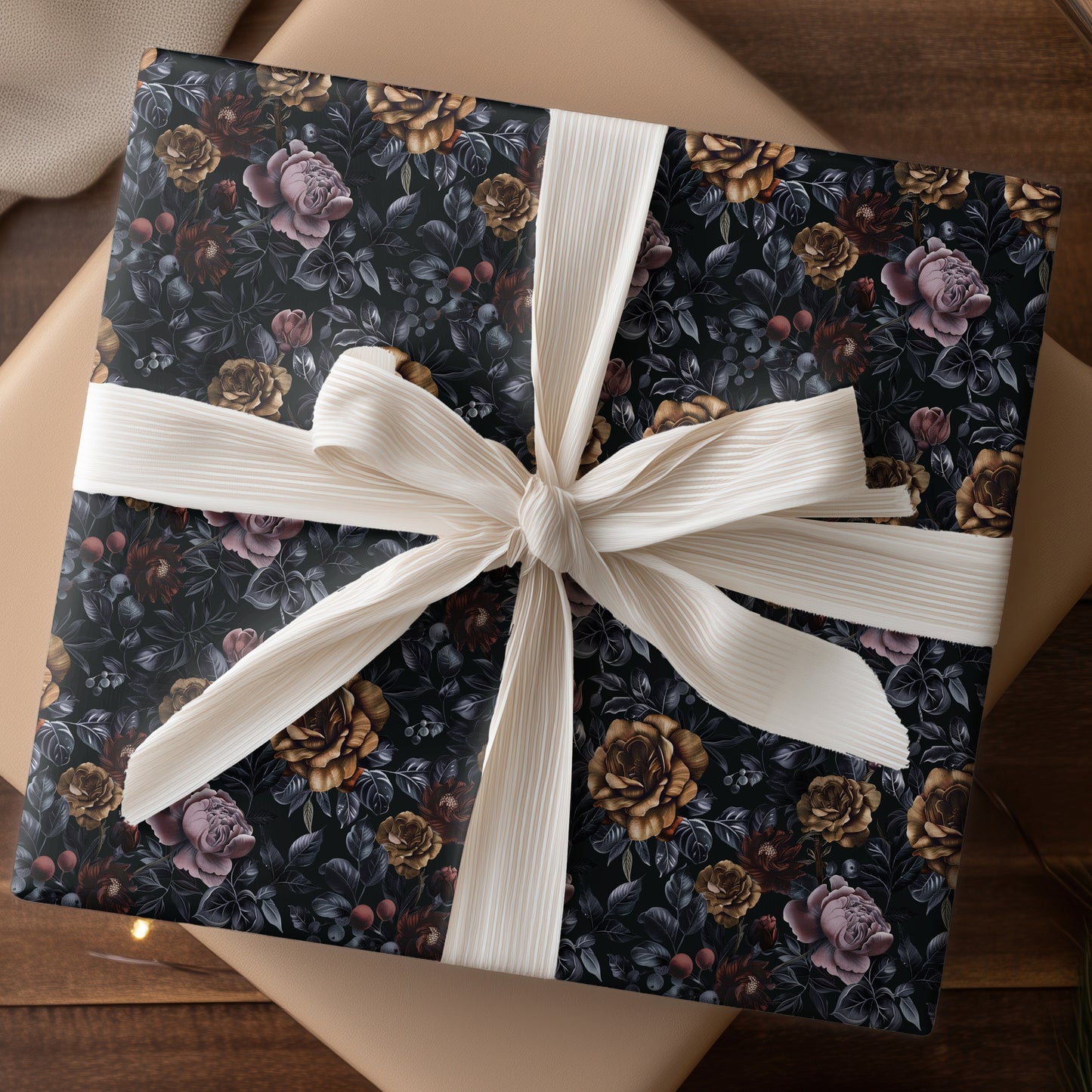 Midnight Blooms In Velvet Darkness