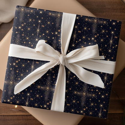 Midnight Galaxies Scatter Golden Light