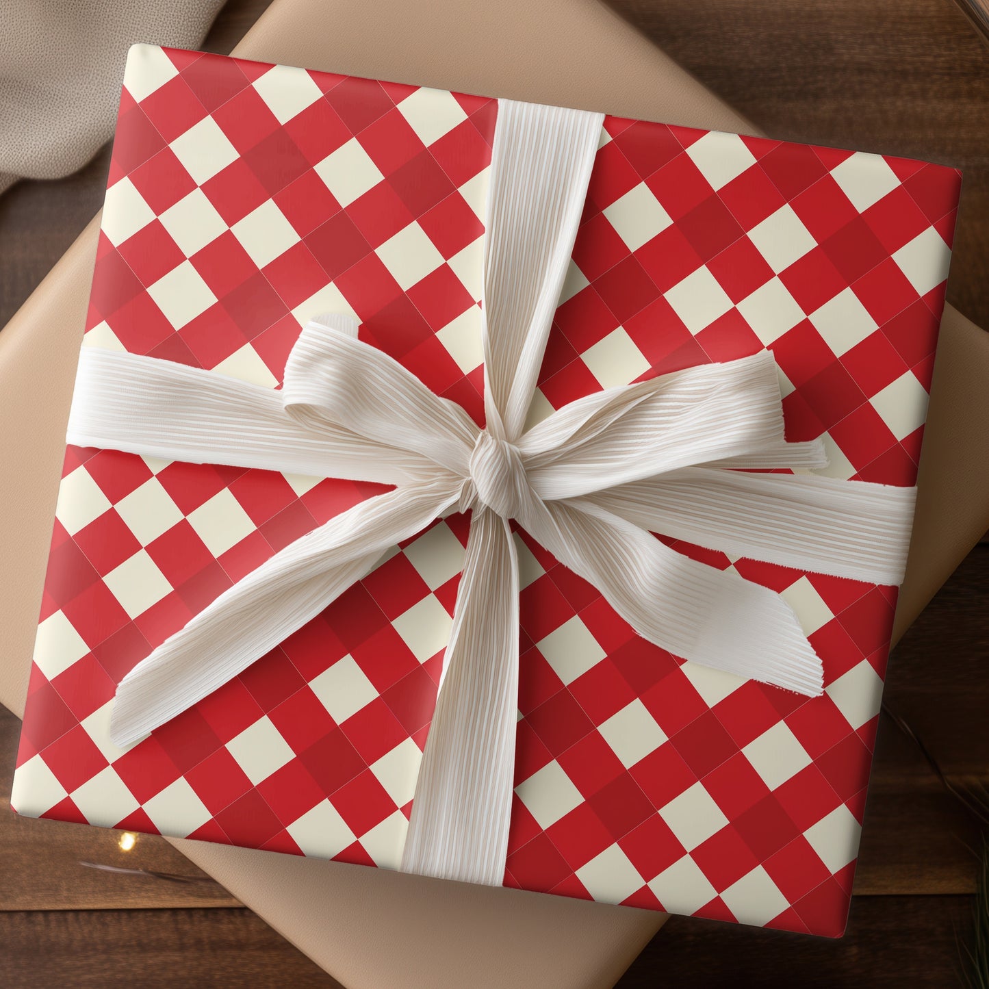 Geometric Dance Of Crimson Angles