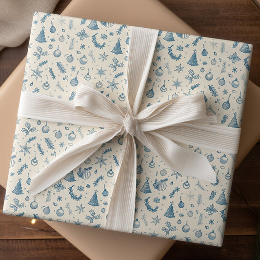 Winter's Delicate Blue Memories