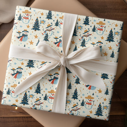 Snowmen Dance Through Winter's Playground