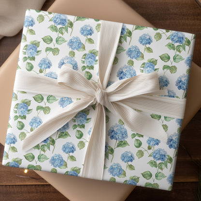 Blue Hydrangeas Dancing Softly