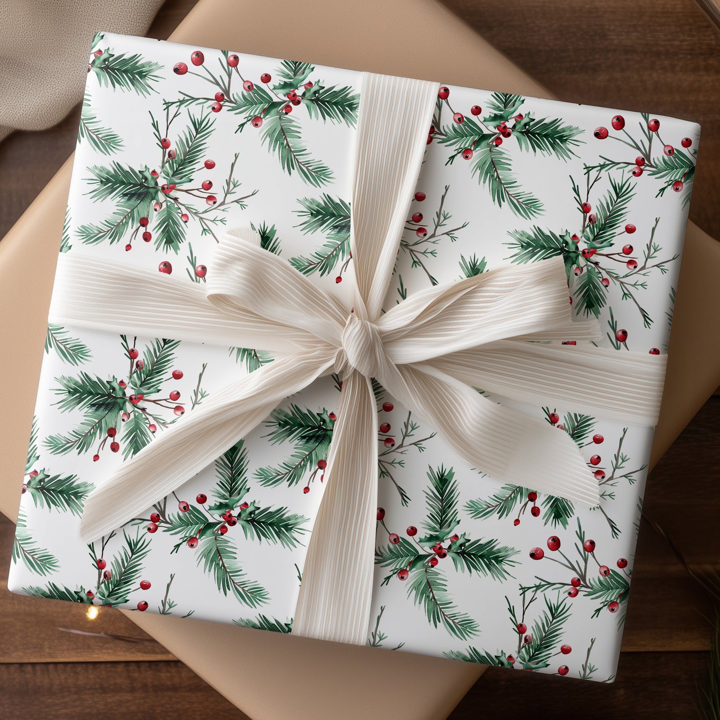 Winter's Berries Dance Softly