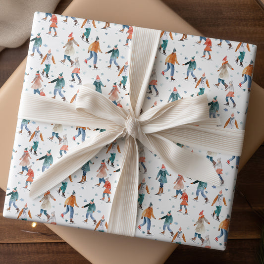 Winter's Joyful Dance On Ice