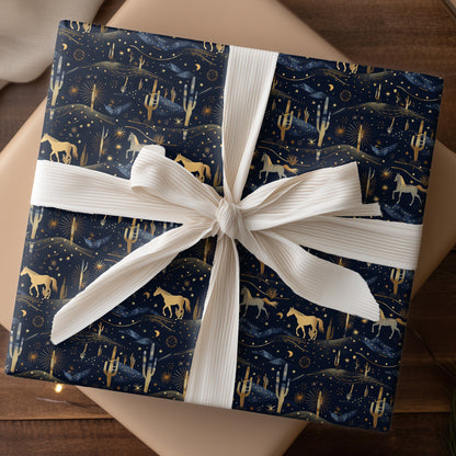 Starlit Saguaros Dance Midnight