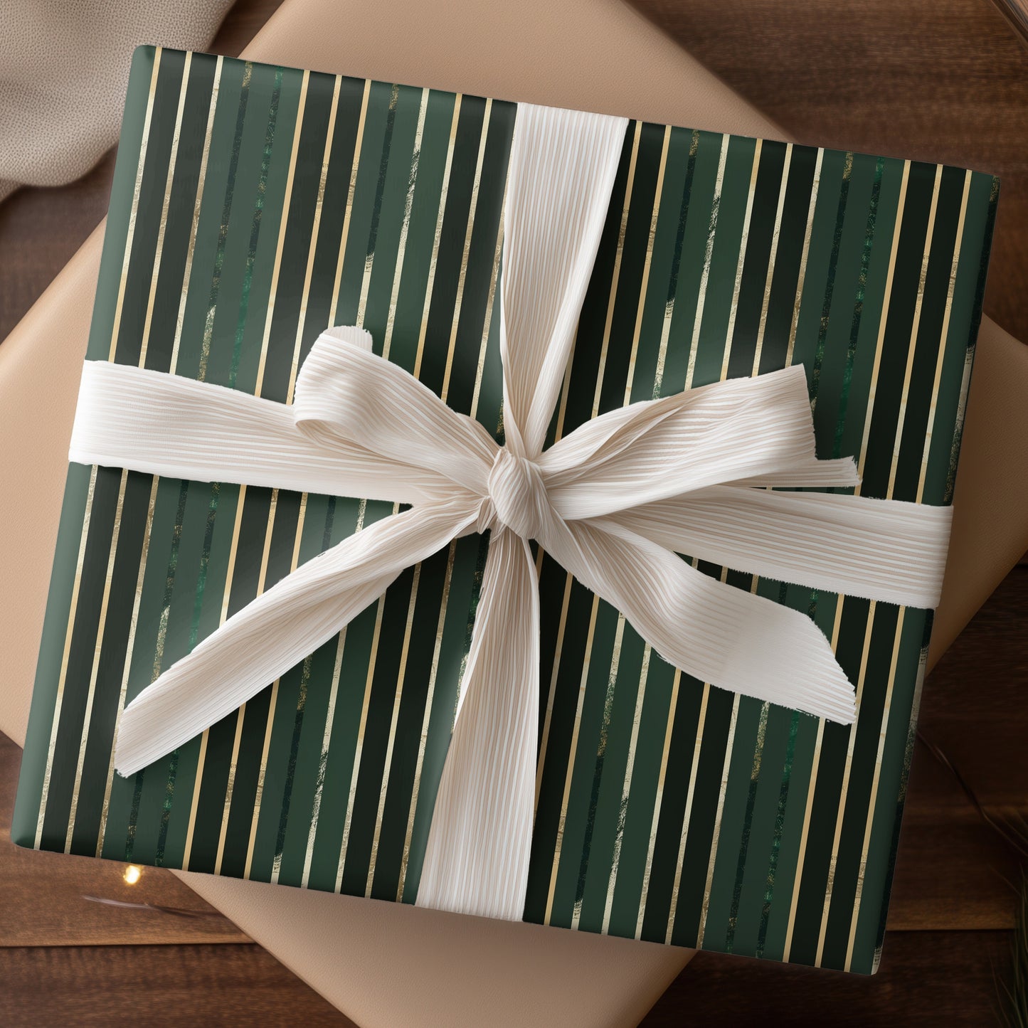 Emerald Rhythms Between Gold Shadows