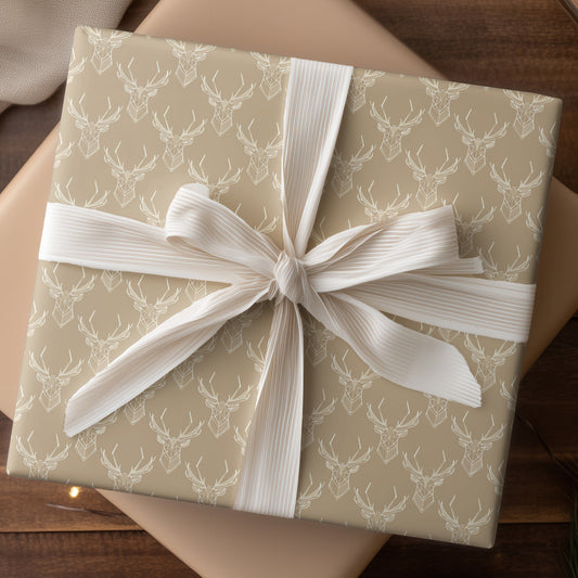 Geometric Stags Dance Through Stillness