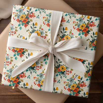 Autumn's Playful Botanical Dance