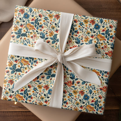 Dancing Blooms Between Autumn's Palette