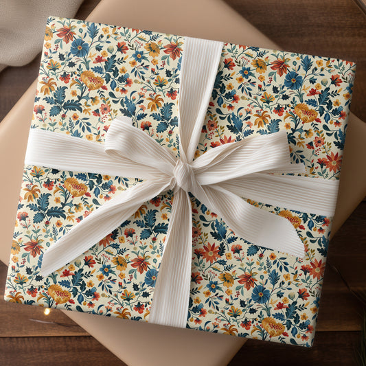 Dancing Blooms Between Autumn's Palette