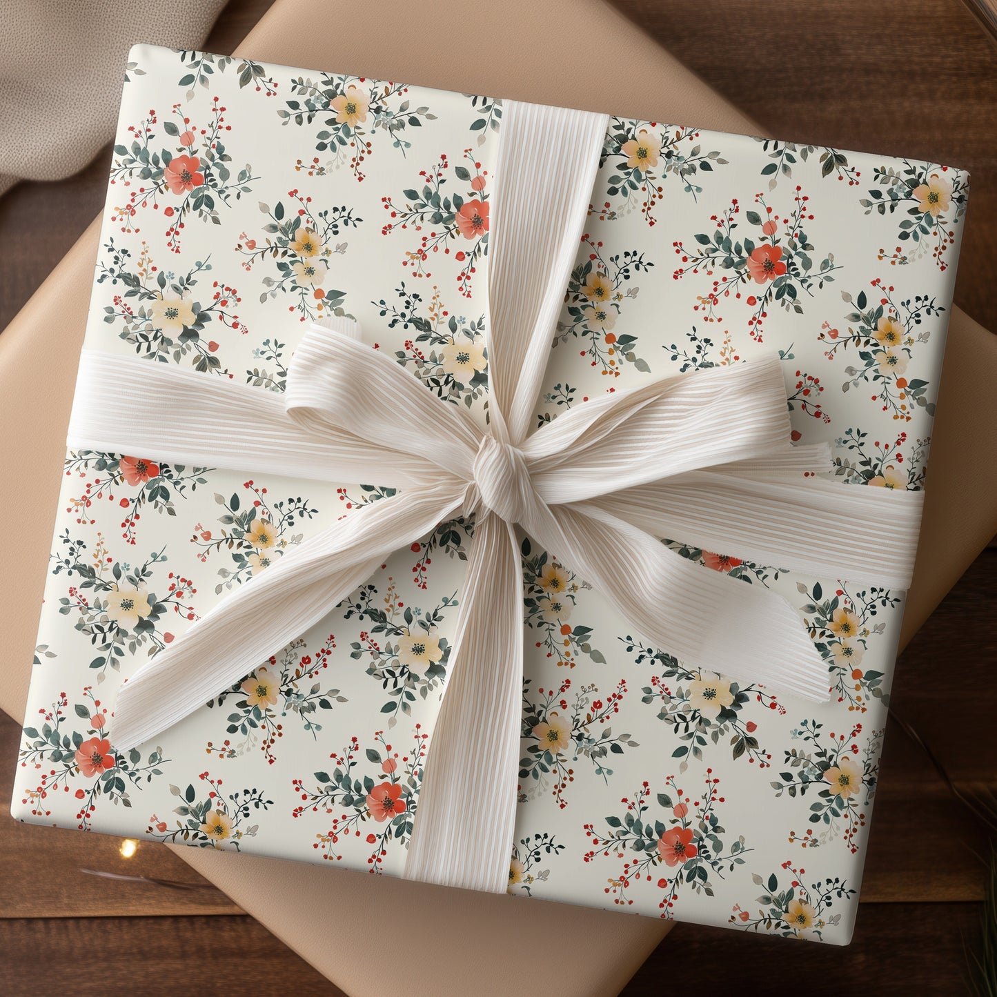 Wildflowers Dance Between Soft Branches