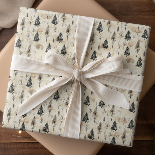 Forest Memories In Watercolor Sepia