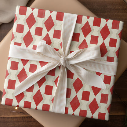 Geometric Rhythms Of Scarlet Calm