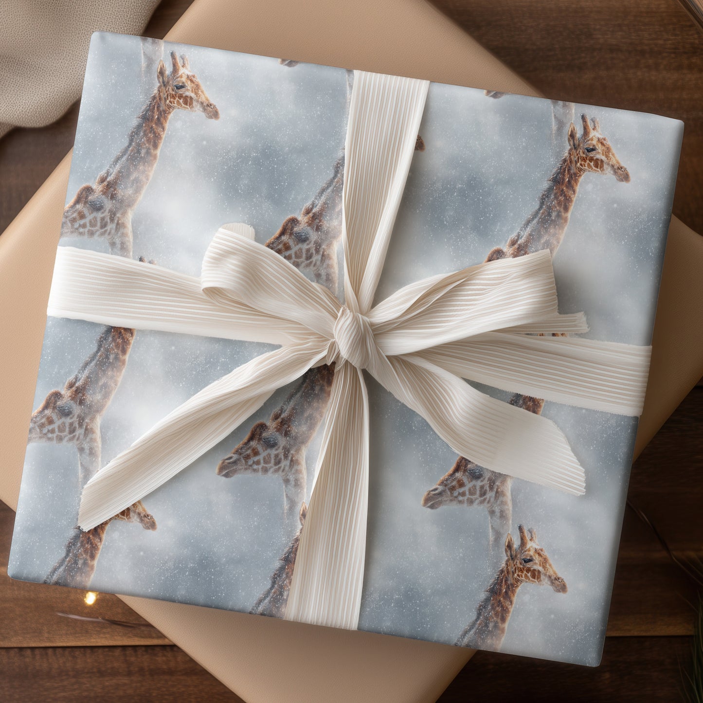 Soft Snowfall Greets Gentle Giants