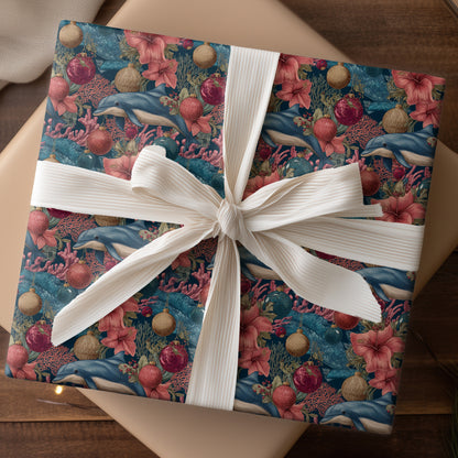 Nautical Ornaments Dance With Hibiscus