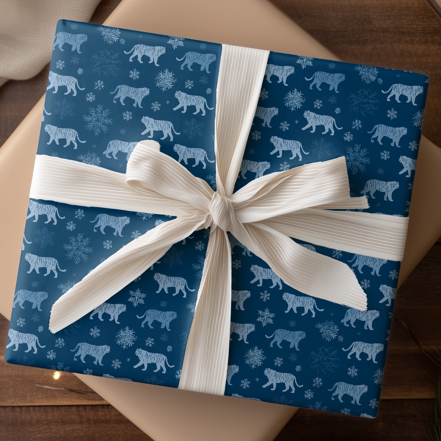 Tigers Dance Through Winter's Realm