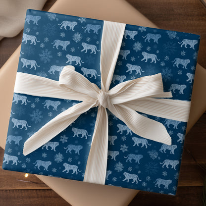 Tigers Dance Through Winter's Realm