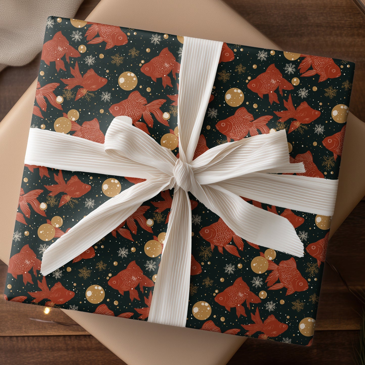 Winter Swims Through Crimson Dreams