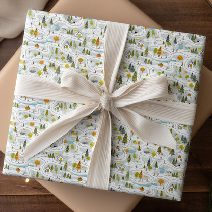 Wandering Paths Through Winter's Playground