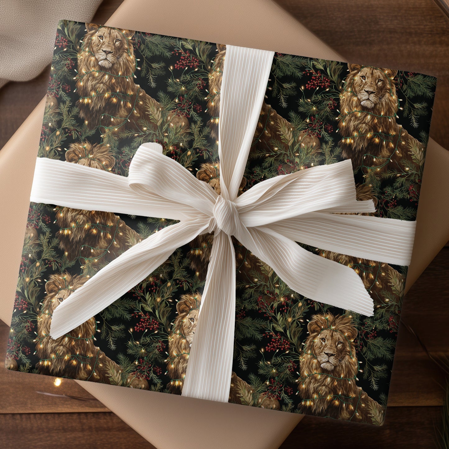 Regal Lights Amid Winter Branches