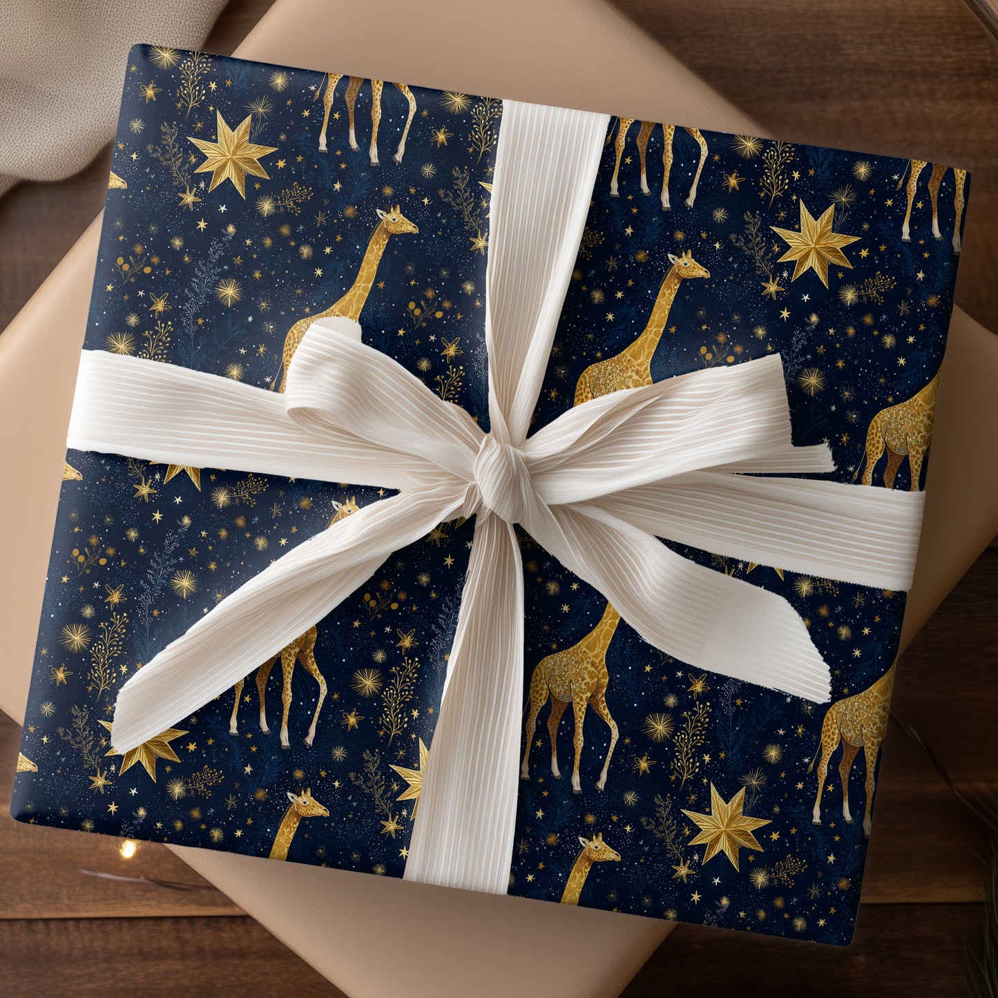 Starlight Wanders Through Giraffe Dreams