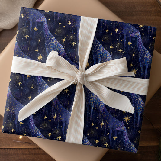 Starlight Traces Celestial Giraffe