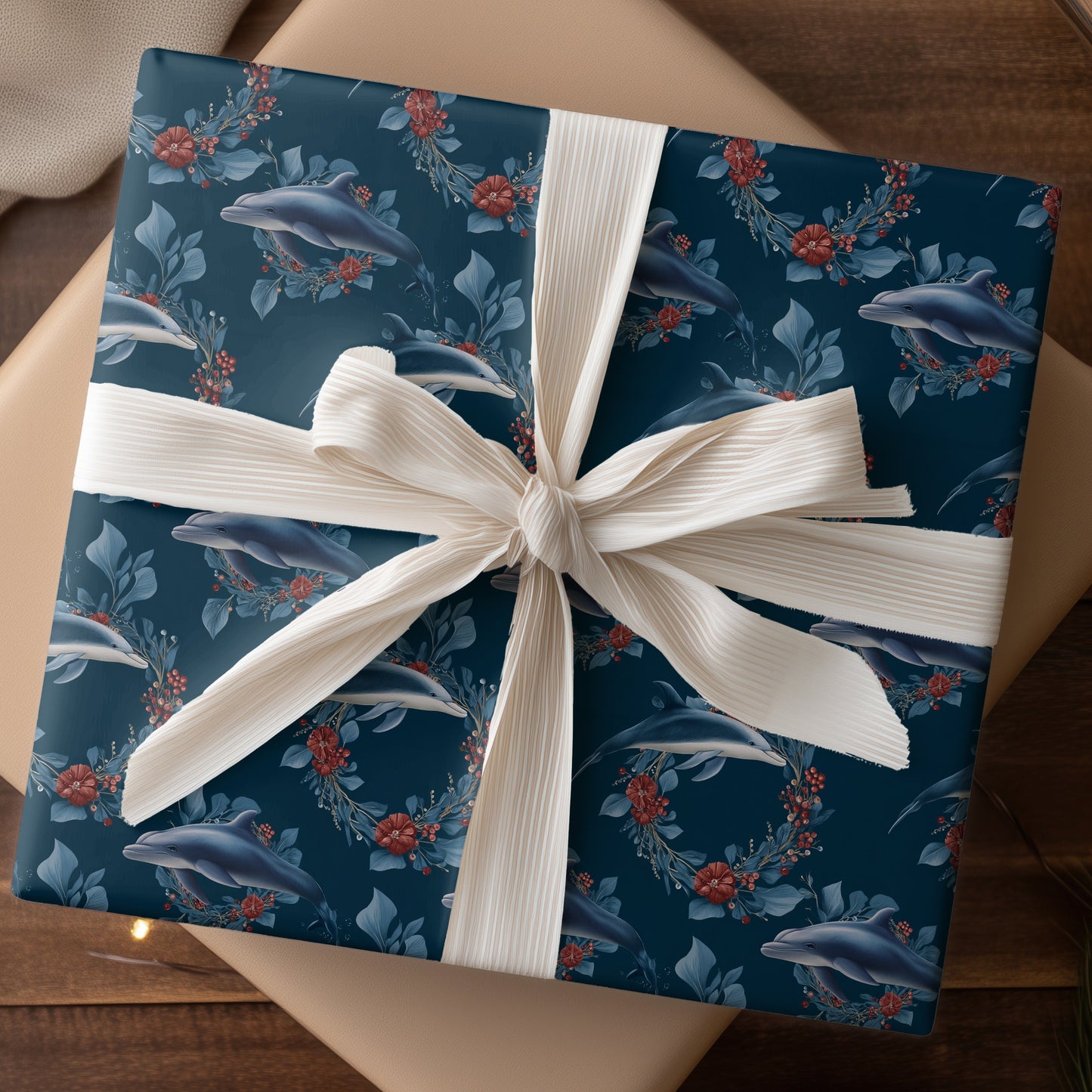 Ocean's Ballet In Midnight Blue