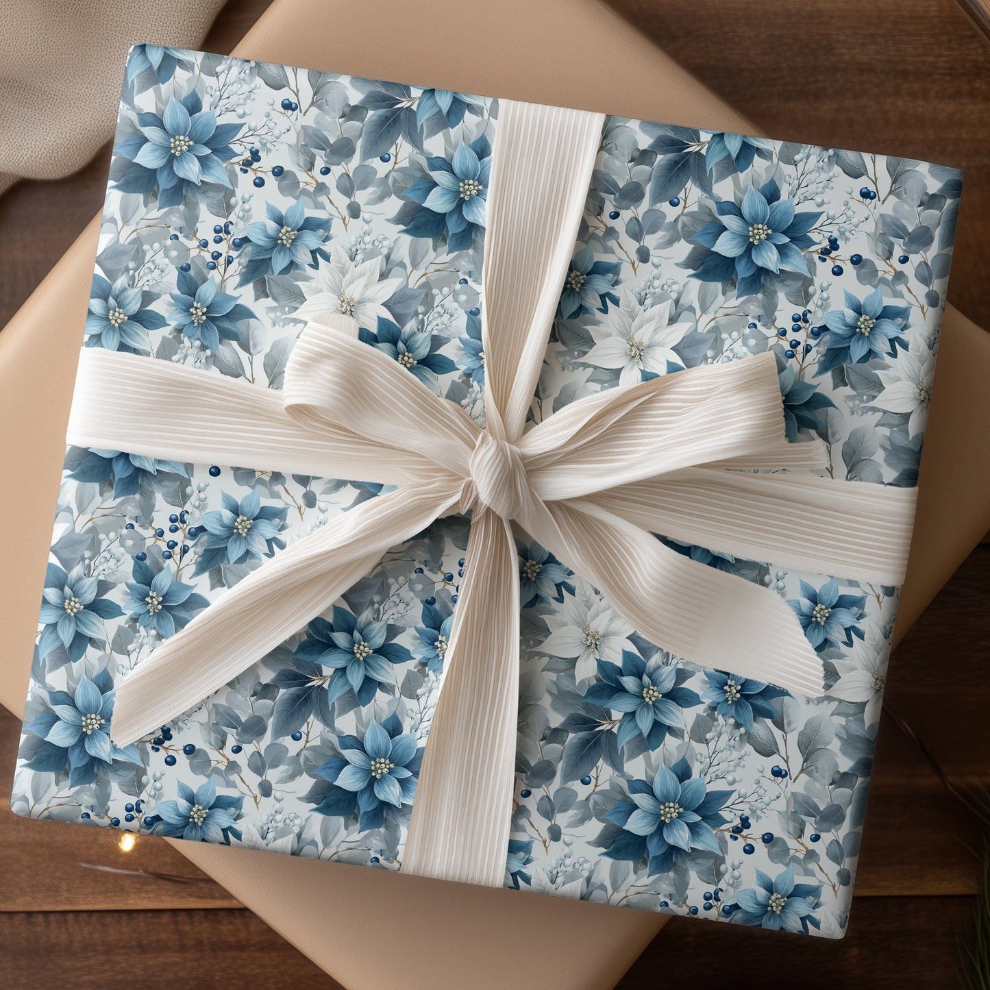 Midnight Poinsettia's Winter Whisper