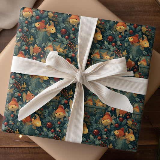 Swimming Through Winter's Secret Garden