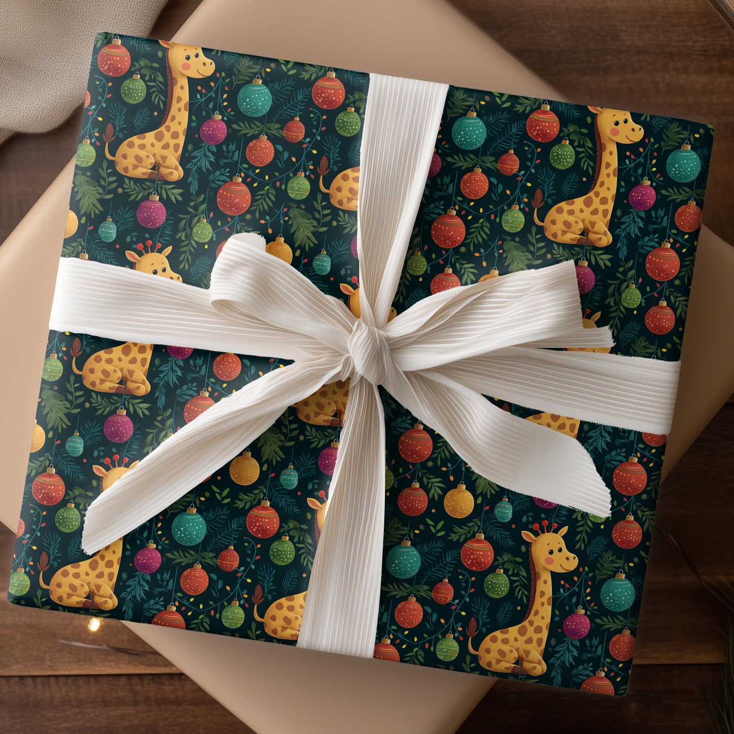 Giraffe Celebrates Festive Forest Nights