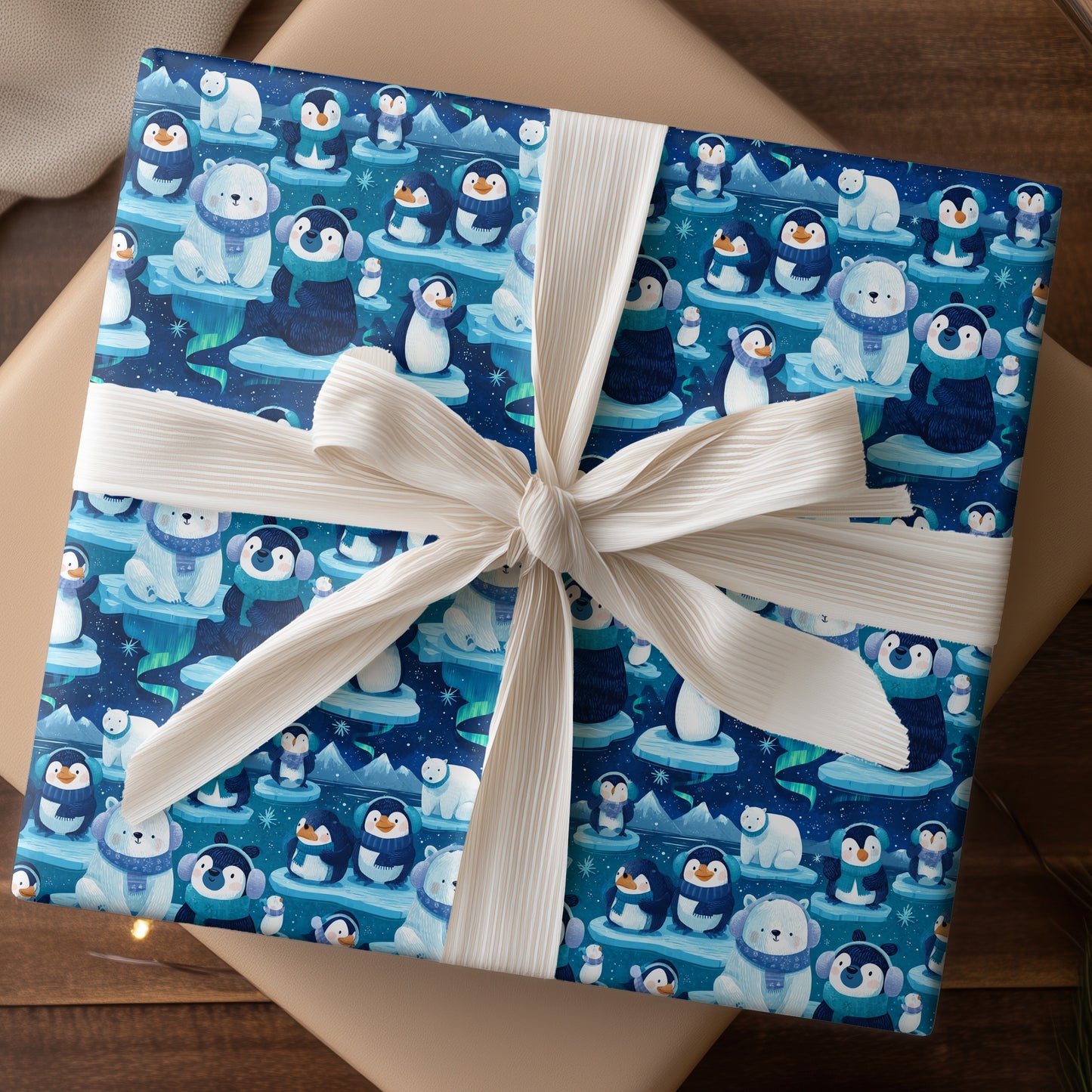 Polar Pals Dancing On Ice