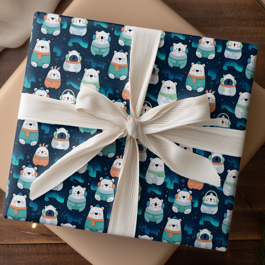 Arctic Friends Dancing Through Starlight