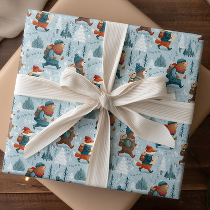 Forest Friends Navigate Winter's Tale