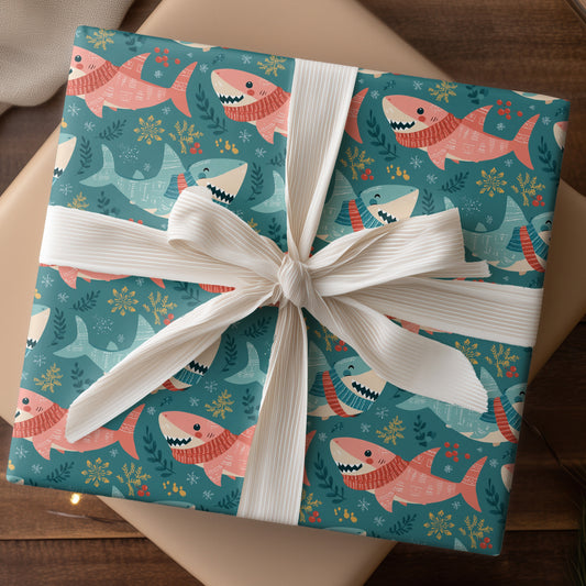 Sharks Wear Cozy Winter Sweaters