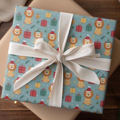 Lions Wrap Gifts With Holiday Cheer
