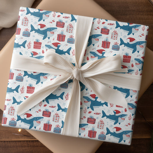 Shark Season's Festive Underwater Cheer