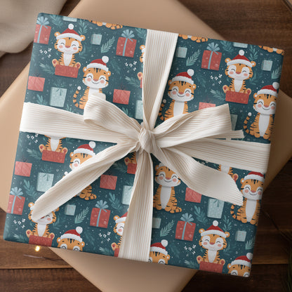 Festive Tigers Unwrap Holiday Cheer
