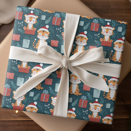 Festive Tigers Unwrap Holiday Cheer
