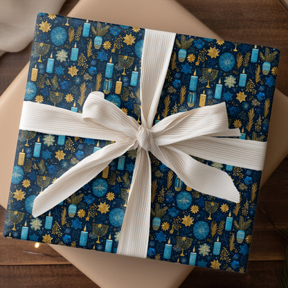 Golden Lights Dance Through Winter