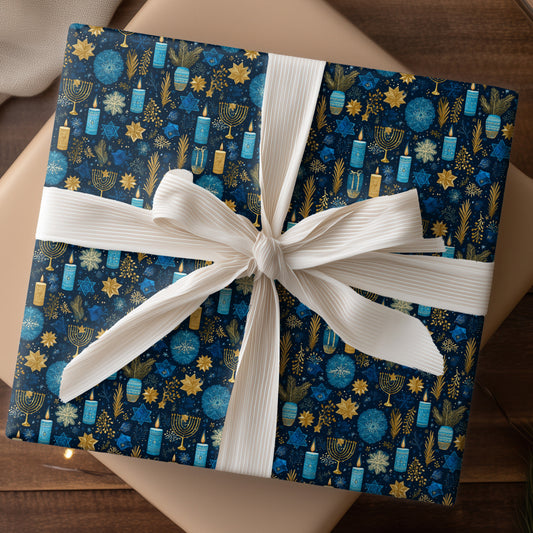 Golden Lights Dance Through Winter