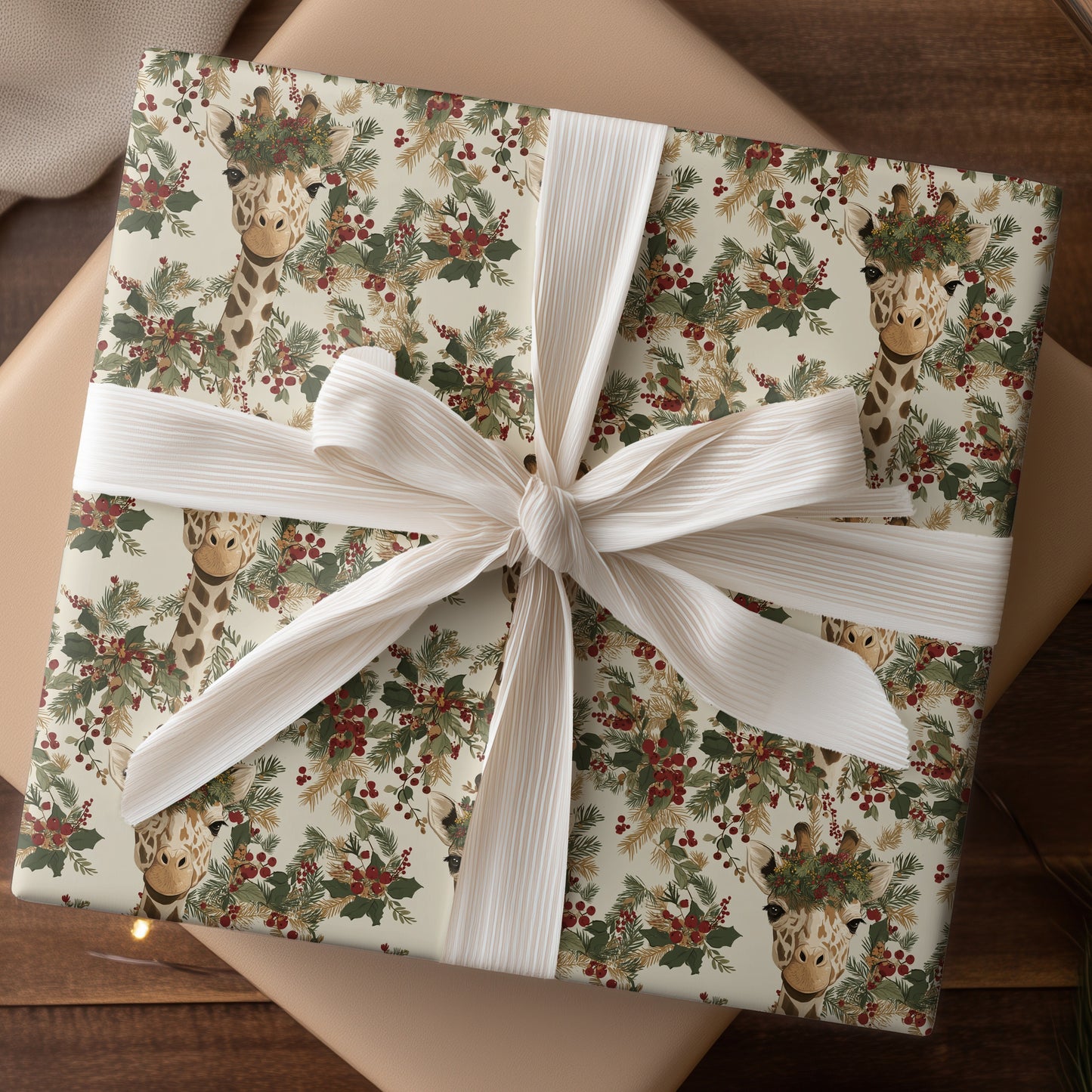 Winter's Gentle Giraffe Blooms