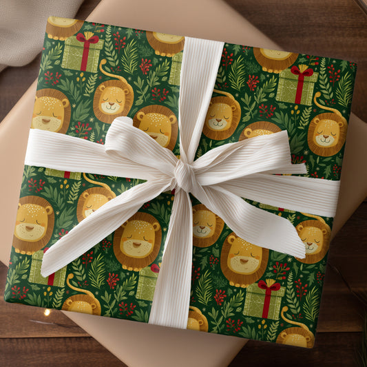 Lions Wrap Gifts With Gentle Joy