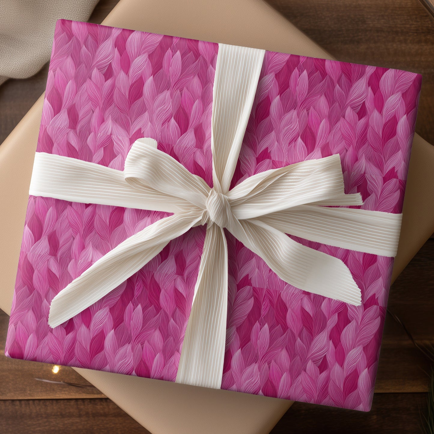 Pink Petals Dance In Silk