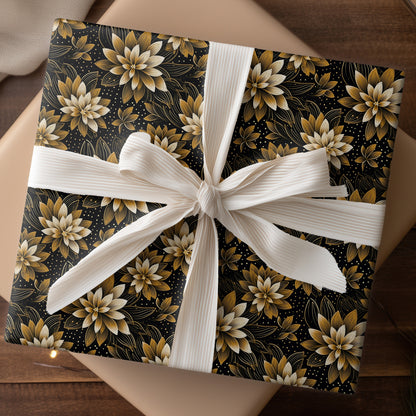 Golden Blooms Beneath Midnight Skies